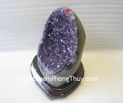 Bông thạch anh tím trái tim H100-S2-6384